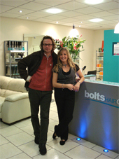 Hugh Fearnley-Whittingstall at BOLTS hair and body, Axminster, Devon