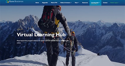 Learning Hub launches for Kurosbio.com