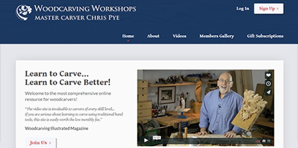 A fresh look for Woodcarving Workshops